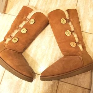 Ugg Chestnut Tall Bailey Button Boot